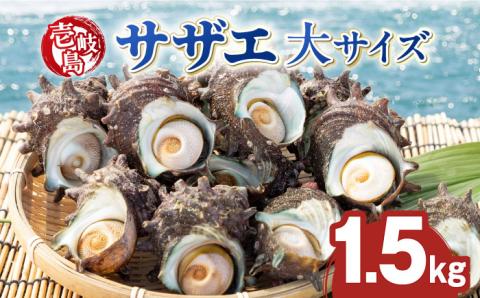 サザエ さざえ 約1.5kg Aサイズ(100g～200g/個) 壱岐市 【マルショウ水産】 [JBB004] 17000 17000円
