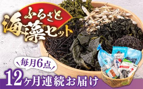 【全12回定期便】ふるさと海藻セット [JAR008] わかめ ひじき あおさのり かじめ いりこ ワカメ   100000 100000円 10万円