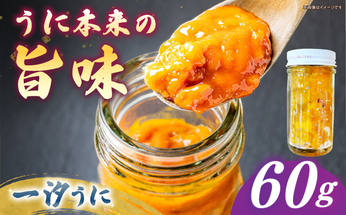 一汐うに 60ｇ×1本 ≪壱岐市≫【馬渡水産】 冷凍配送 雲丹  ご飯に合う 珍味 希少 お取り寄せ ウニ [JAQ013]