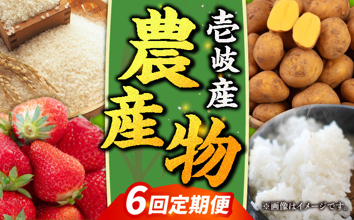 【先行予約】【全6回定期便】壱岐産農産物定期便【2025年10月下旬以降順次発送】《壱岐市》【壱岐市農業協同組合】米 コシヒカリ じゃがいも いちご 野菜 セット [JBO159]