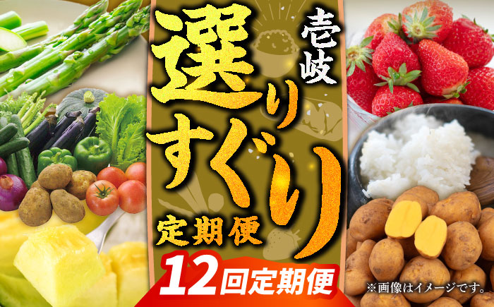 【全12回定期便】【先行予約】壱岐選りすぐり定期便【2025年10月下旬以降順次発送】《壱岐市》【壱岐市農業協同組合】 米 野菜 メロン ステーキ [JBO160]