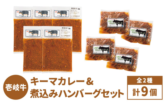 壱岐牛 煮込みハンバーグ キーマカレー セット 200g 5個《壱岐市》【壱岐味噌工房】[JBW005] 36000 36000円 加工品