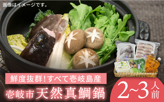 タイ 鍋 天然真鯛の鍋セット 《壱岐市》【一支國屋】[JCC002] 16000 16000円 海産物