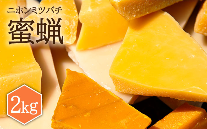日本蜜蜂 ミツロウ 2kg 《壱岐市》【憲ちゃんハチミツ】[JCL014] 蝋燭 蜜蝋 ロウソク ろうそく 日本蜜蜂 ギフト プレゼント 贈り物 はちみつ 97000 97000円