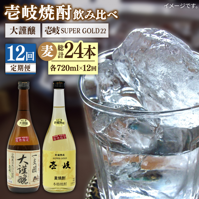 【全12回定期便】壱岐スーパーゴールド22度と合鴨農法米 大謹醸 [JDB242]   200000 200000円 20万円