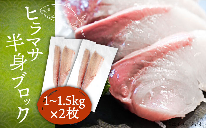 ヒラマサフィレ 約2～3kg（1尾）《壱岐市》【なかはら】[JDT009] ヒラマサ フィレ 柵 刺身 刺し身 切身 冷凍 海鮮 海鮮丼 47000 47000円 冷凍配送