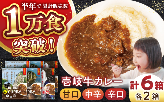 【お歳暮対象】壱岐牛カレースペシャルセット（辛口／中辛／甘口）《壱岐市》【壱岐フードファクトリー】 常温配送 レトルトカレー ご当地 常温 レトルト 簡単調理 ギフト [JDW034]