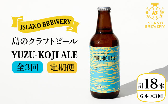 【全3回 定期便 】クラフトビール 地ビール  YUZU-KOJI ALE 6本 【ISLAND BREWERY】 《 壱岐市 》[JED015] 51000 51000円