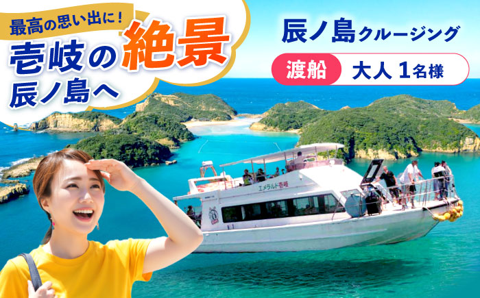 辰ノ島クルージング(辰ノ島渡船)大人1名様分《壱岐市》【勝本町漁業協同組合】 [JFN001] 5000 5000円 5千円