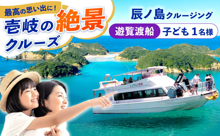 辰ノ島クルージング(辰ノ島遊覧渡船)子ども1名様分《壱岐市》【勝本町漁業協同組合】 [JFN006] 6000 6000円 6千円