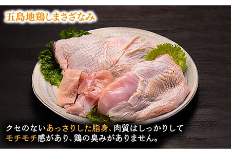五島地鶏 しまさざなみモモ・胸・ササミセット  鶏肉 鶏 肉 冷凍 五島市/五島さざなみ農園 [PBE003]