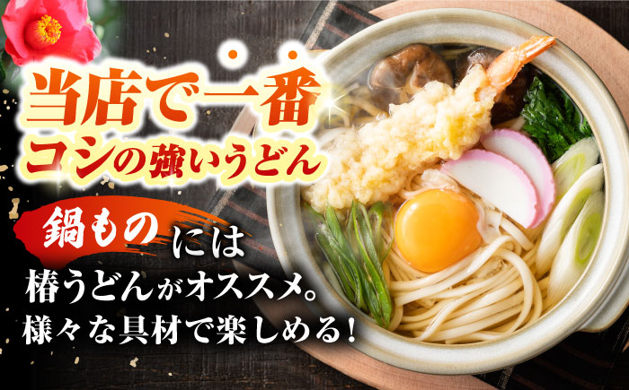 【12回定期便】【コシのある細麺】五島うどん4袋（だし付）五島市/中本製麺[PCR028]