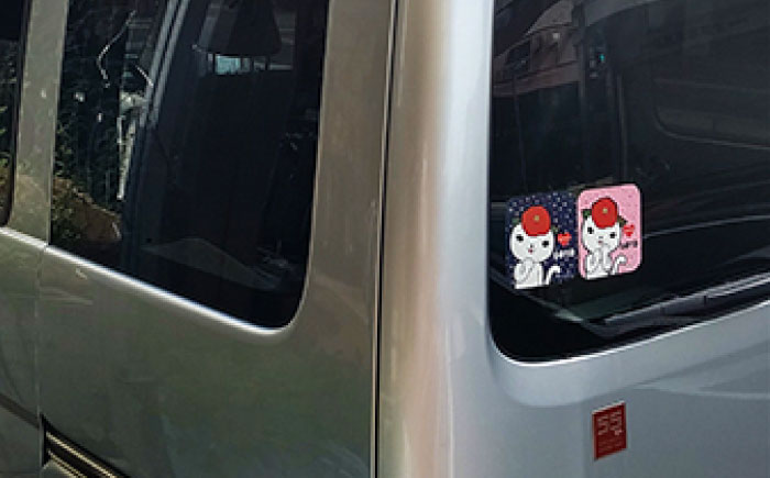 つばきねこLOVEGOTOステッカーセット【stationery 光洋社】 [PDF010]