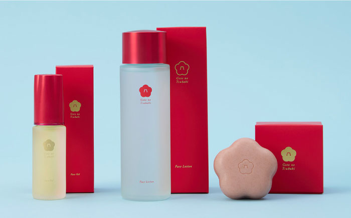 【リボン付き】五島の椿 3点セットギフトBOX スキンケア 美容 保湿 五島市/五島の椿 [PEG034]