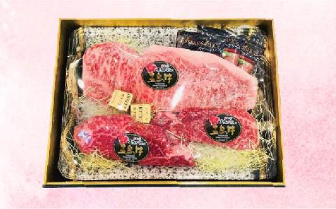 【日時指定必須】五島牛特上 サーロイン200g-300g＆ヒレステーキ120g×2枚 （ソース付）五島市/鬼岳牧場[PEK001]  牛肉 ブランド牛 ヒレ ステーキ サーロイン 国産牛 セット 牛 肉 お肉 九州 長崎 五島列島 サーロインステーキ ヒレステーキ 豪華 ご褒美