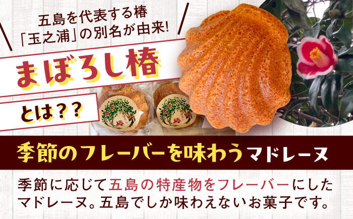 【全3回定期便】まぼろし椿（マドレーヌ）6個入り ※味はおまかせ 五島市/uncalin [PGK014]