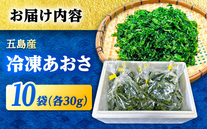 五島産あおさ　30g×10袋　五島市/真栄丸 [PGR001]