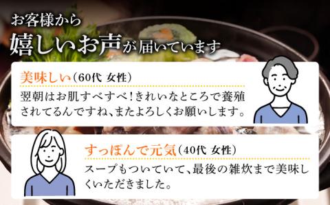 【12回定期便】すっぽん鍋 セット 3人前 五島市/丸隆すっぽん養殖場[PBL011]  スッポン 美容 コラーゲン 鍋