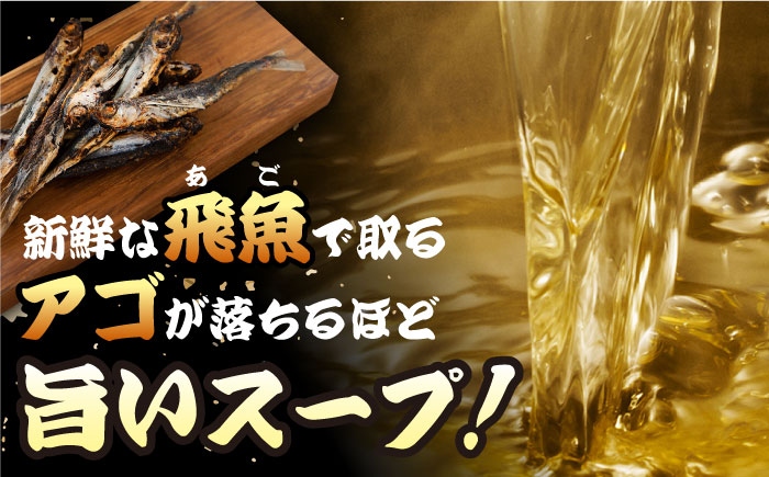 【全12回定期便】がんこ親爺の冷凍五島うどん 冷凍うどん 飛魚 あごだしスープ うどん ウドン  五島市/中本製麺 [PCR034]