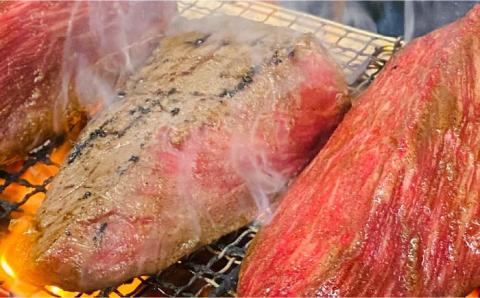 【日時指定必須】五島牛特上 サーロインステーキ400g-600g（200-300g×2枚）＆あぶり焼き200g（ソース付） 五島市/鬼岳牧場[PEK008]