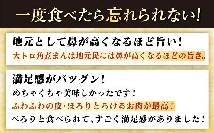 7日程度発送）角煮まんじゅう10個 （箱）・大とろ角煮まんじゅう10個 （箱） 豚肉 東坡肉 ふわふわ ほかほか 五島市/岩崎本舗 [PFL021] スピード 最短 最速 発送