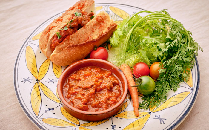 五島牛モツのトマト煮込み 1缶 90g 五島市/ALBERO イタリア料理 五島牛 モツ煮 トマト 惣菜 お試し [PGG001]