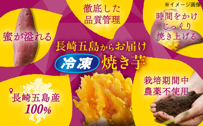 3年連続日本一！】ごと芋 プレミアム 350g×4袋 / 冷凍 焼き芋 レンジ さつまいも 安納芋 五島市 / ごと [PBY004]