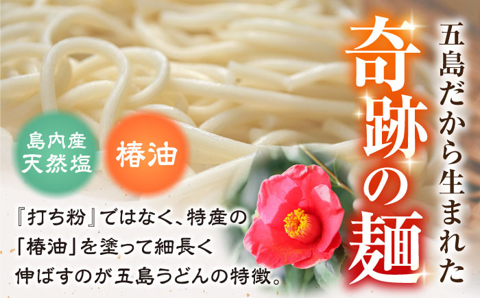 【3回定期便】がんこ親爺のこだわりうどん10袋 五島市/中本製麺[PCR036]  五島うどん 麺 保存食 手延べ 乾麺