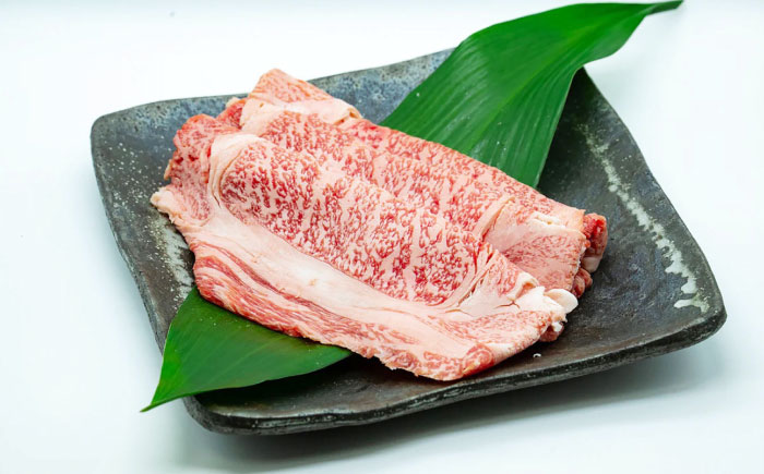 【全3回定期便】五島列島産 黒毛和牛 すき焼き用 肩ローススライス 500g 五島市/山口Farm [PGJ002]