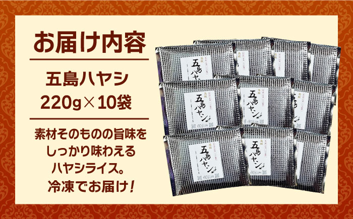 【五島牛と五島産の食材を使用したレトルト商品】こだわりの五島ハヤシ10箱セット【出口さんご】 [PBK018]