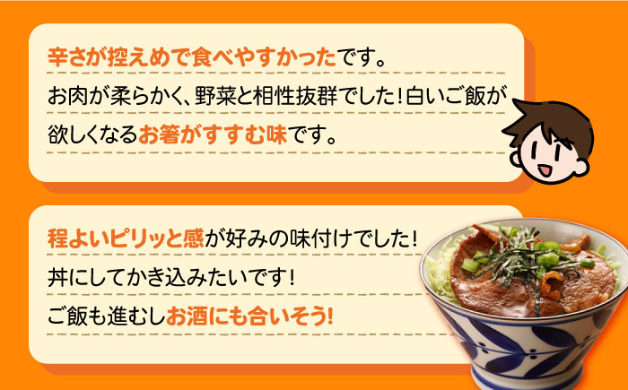 美豚ちゃんピリ辛300g×10個 五島市/長崎フードサービス[PEL017]  簡単 調理 豚肉 豚 レトルト パック 小分け 国産 焼肉 加工 肉
