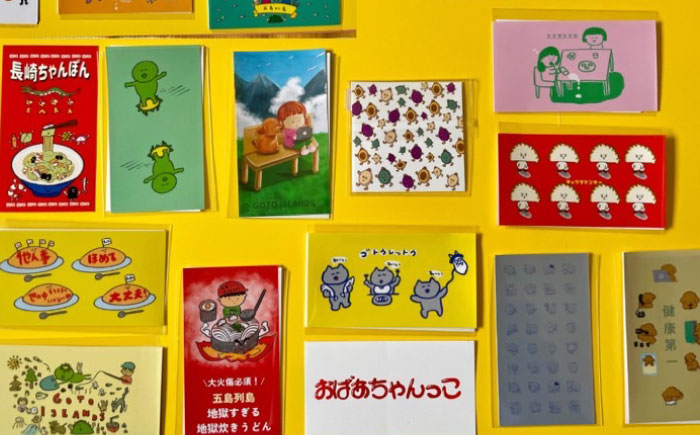 五島列島ごとううどんTシャツ　五島市/もしもし五島列島 [PGQ003]