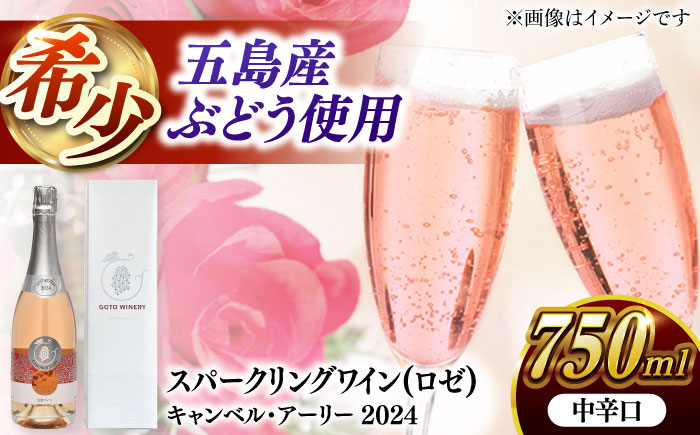 7日程度発送）スパークリングワイン キャンベル・アーリー 2024 家飲み 酒 お酒 ワイン 五島市/五島ワイナリー [PAG031] スピード 最短 最速 発送