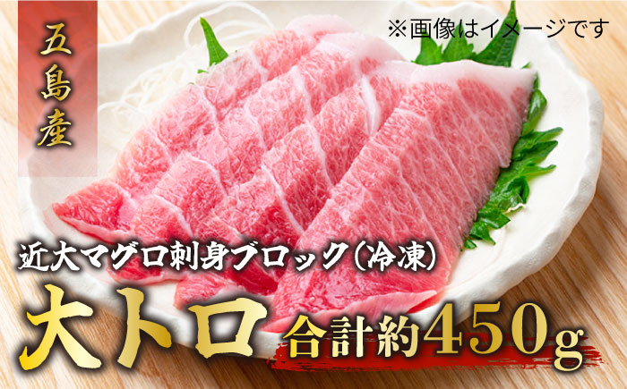 長崎県五島産 近大マグロ （大トロ）刺身ブロック 五島市/五島ヤマフ[PAK017]