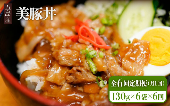 【全6回定期便】美豚丼【大河内商店】 [PAQ011]