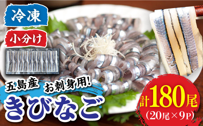 五島産 きびなご 刺身用 180尾（20尾×9パック） 五島市/鯛福丸水産[PDP001]きびなご