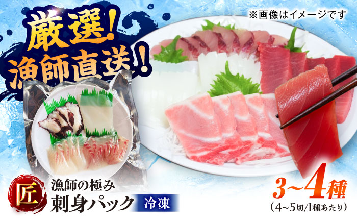 【6回定期便】漁師の極み刺身パック（匠）1皿 五島市/Sun Sea Go Company 魚 おまかせ お任せ 鮮魚 五島列島 [PGL023]