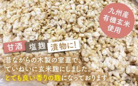 【12回定期便】農薬不使用玄米麹（乾燥米麹） 九州産 約3kg〈川添酢造有限会社〉 [CDN109]
