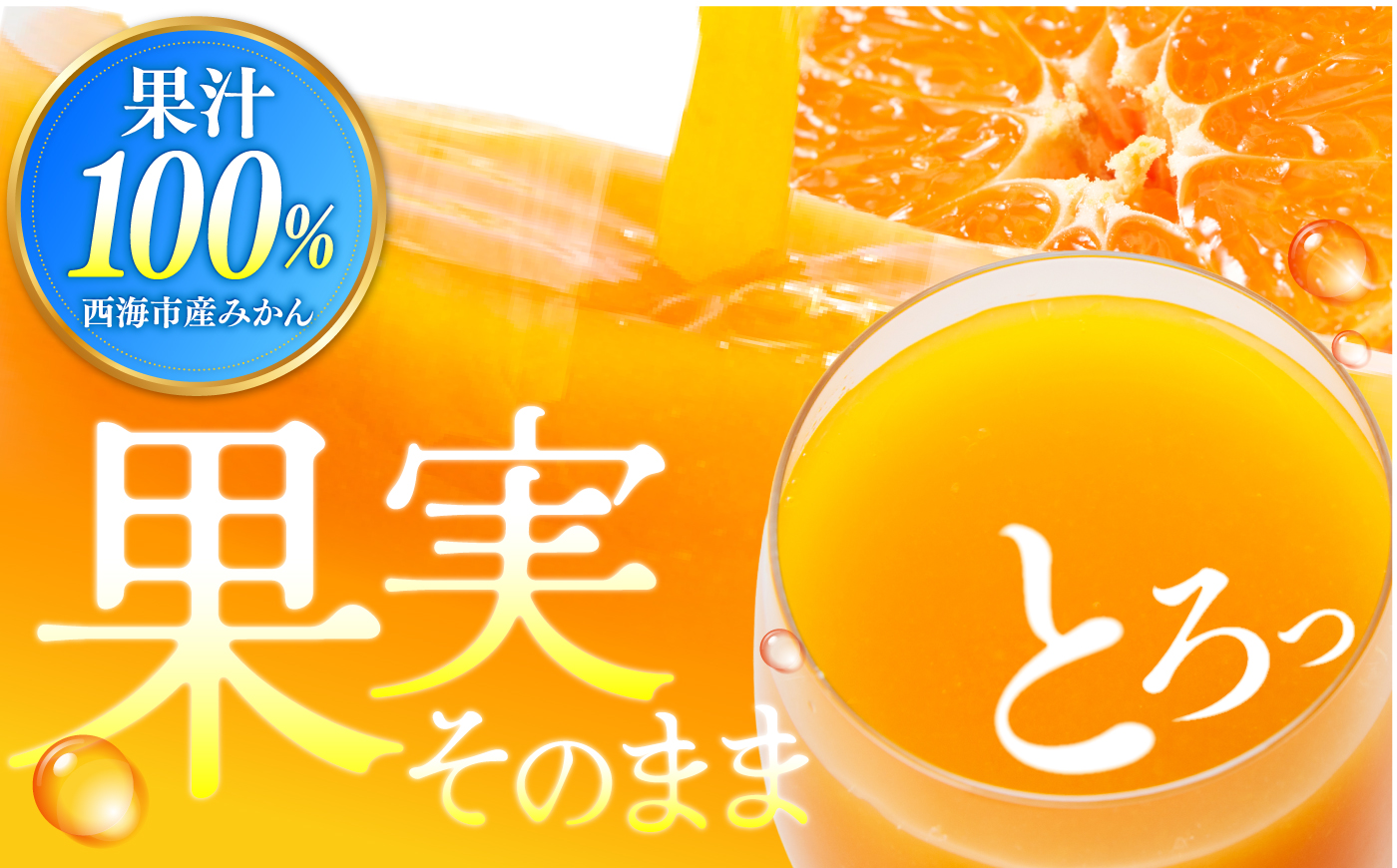 【3回定期便】 ミカンジュース 「ソレイユのしずく」 720ml×2本 ＜大島造船所 農産グループ＞ [CCK043]
