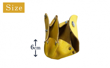 【おしゃれで便利】コインケース 黄色＜グッピーサウンド＞ [CEV005]