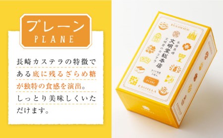 【嬉しい詰め合わせ】【12回定期便】 長崎カステラ カットカステラ 6箱入 （プレーン チョコ 抹茶 各2箱ずつ） ＜文明堂総本店＞ [CFG020]