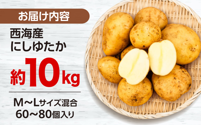 勝田農園の満々じゃがいも にしゆたか 約10kg（M～Lサイズ混合）＜勝田農園＞ [CGM002]