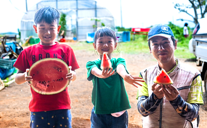 すいか 【先行予約：2026年5月下旬より配送】 スイカ 羅皇ザ・スウィート 1玉  [CGM005]  すいか スイカ