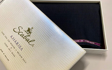 【限定1品】英国製服地（スキャバル『カリーザ』）使用「仮縫い付きオーダースーツ」お仕立券＜御幸毛織＞ [CAN013]