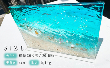 【限定10品】インテリアパネル ターコイズブルーの海＜Studio KAI by 濱村裕二/ Yuji hamamura＞ [CDH015]