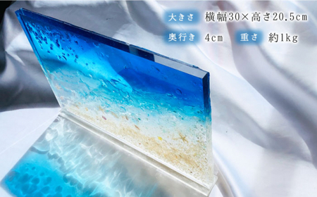 【限定10品】インテリアパネル 瑠璃色の海＜Studio KAI by 濱村裕二/ Yuji hamamura＞ [CDH016]