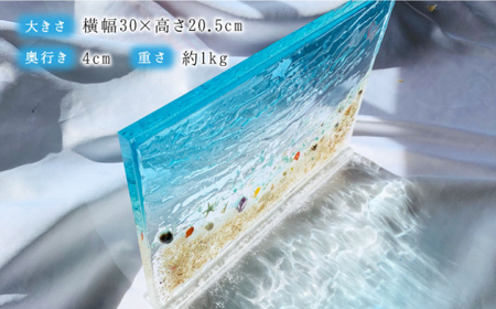 【限定10品】インテリアパネル ブルームーンビーチ＜Studio KAI by 濱村裕二/ Yuji hamamura＞ [CDH017]