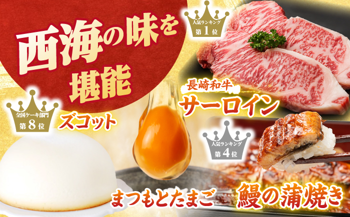 【6回定期便】上位人気返礼品～見つけた！西海の宝物定期便～ [CZZ024] サーロイン 卵 ケーキ