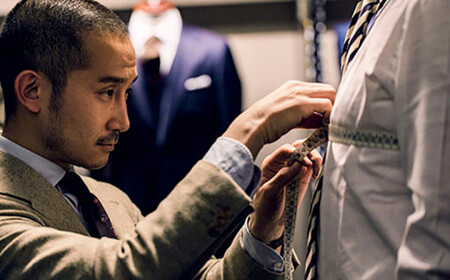 【限定1品】英国製服地（ランバン・コレクション『カシミヤ』）使用「仮縫い付きオーダースーツ」お仕立券＜御幸毛織＞ [CAN011]スーツ