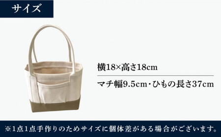 【3色から選べる】帆布 ミニ トートバック （ワイン/カーキ/ネイビー） ＜グッピーサウンド＞ [CEV007]